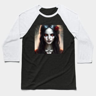 Demonic girl Baseball T-Shirt